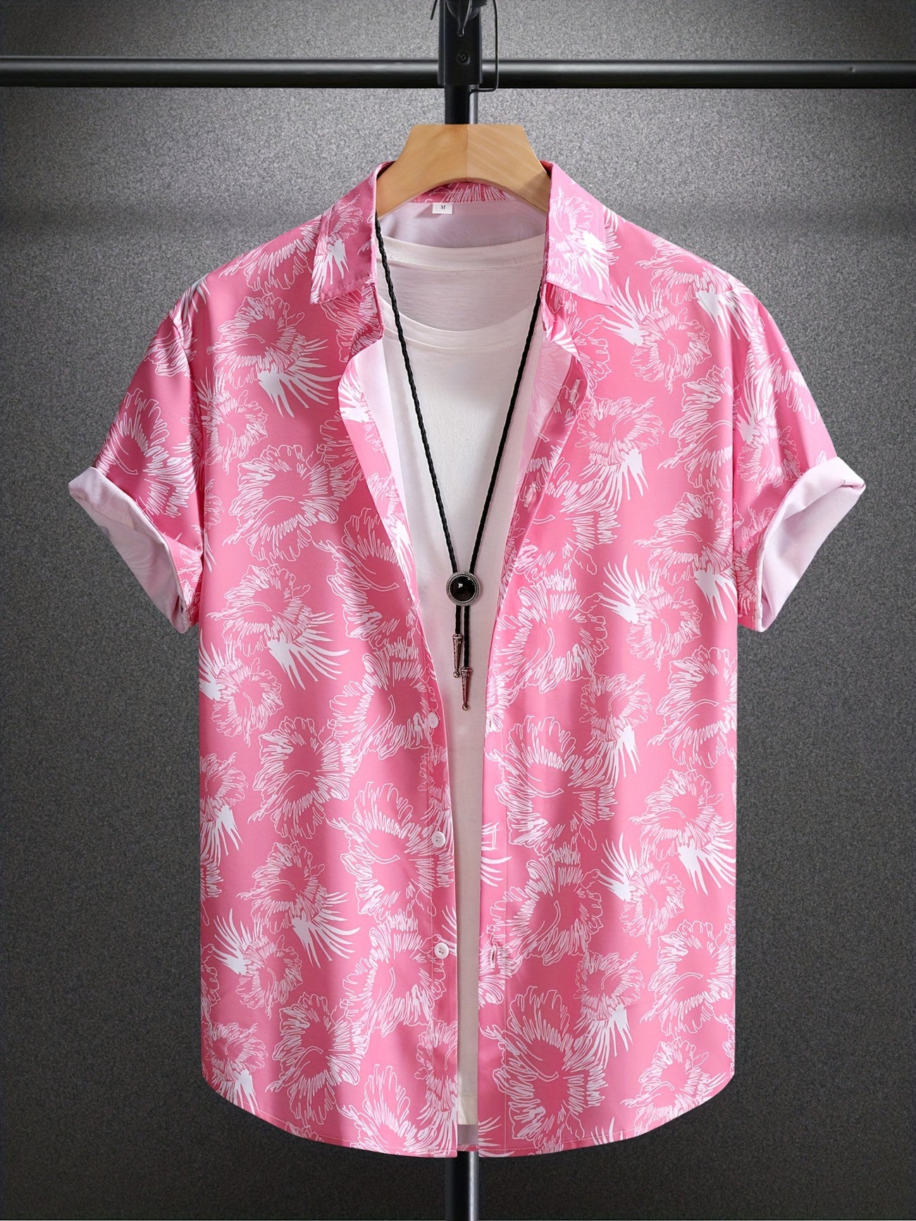 Color Loose Short-sleeved Shirt Lapel