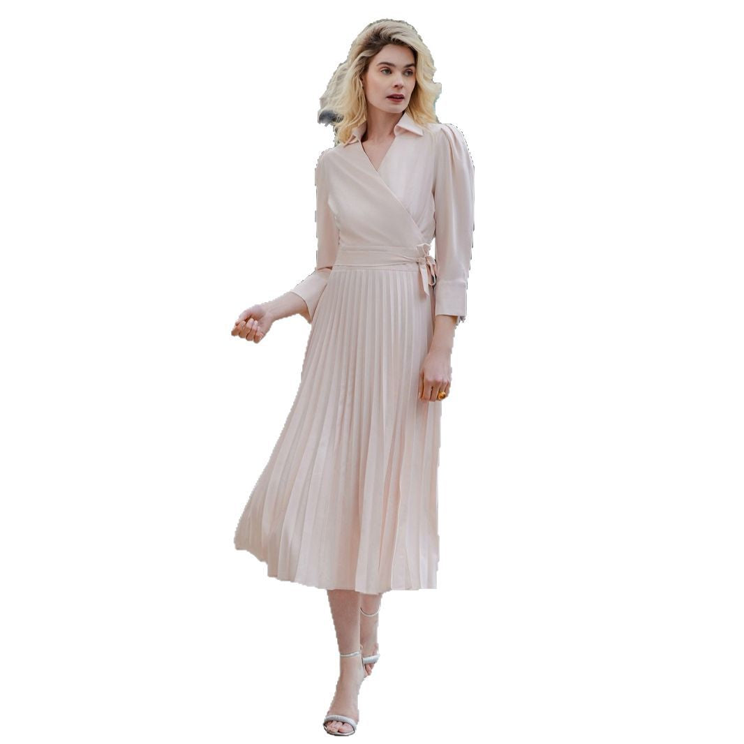 Women's Commute Pleated Dress