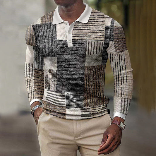 Fashion Men's Long-sleeved T-Shirt