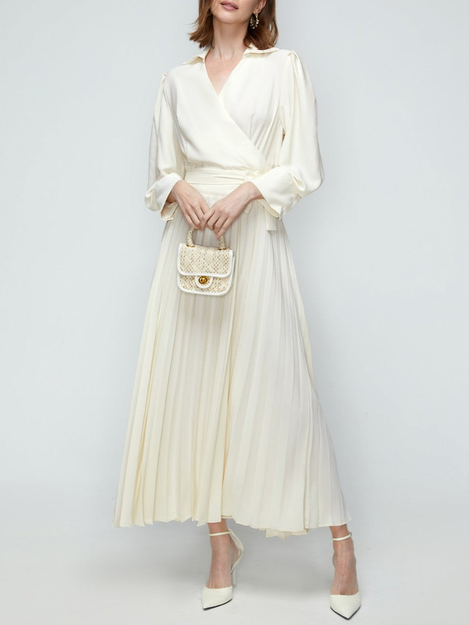 Women's Commute Pleated Dress