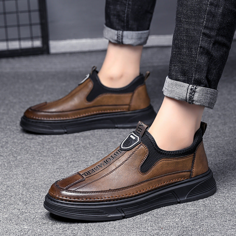 Men's Shoes Daily Travel Low Cut Round Head