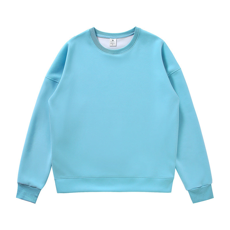 Non-gender Earth Color Round Neck Sweatshirts