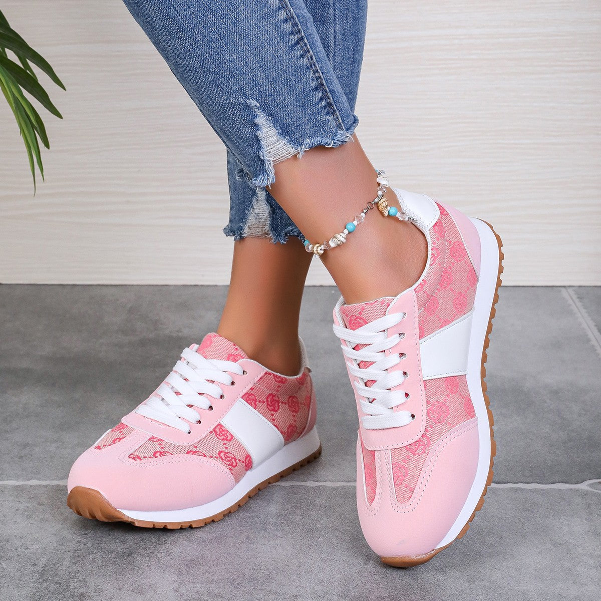 Beautiful Ladie's Lace-up Shoes