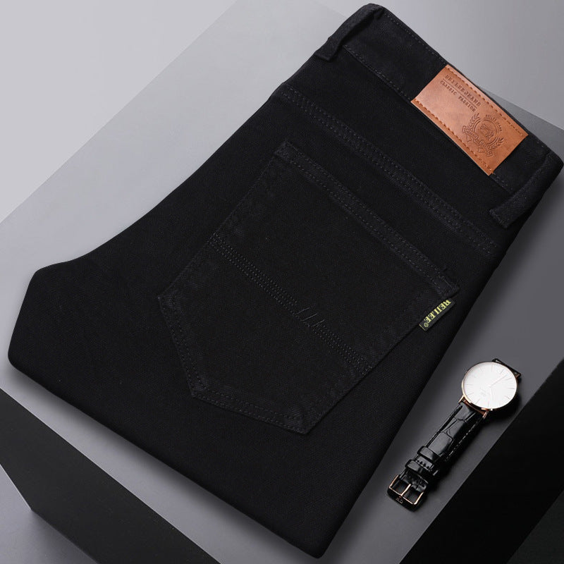 Men' Slim Fit Stretch All-matching Mid Waist Jeans