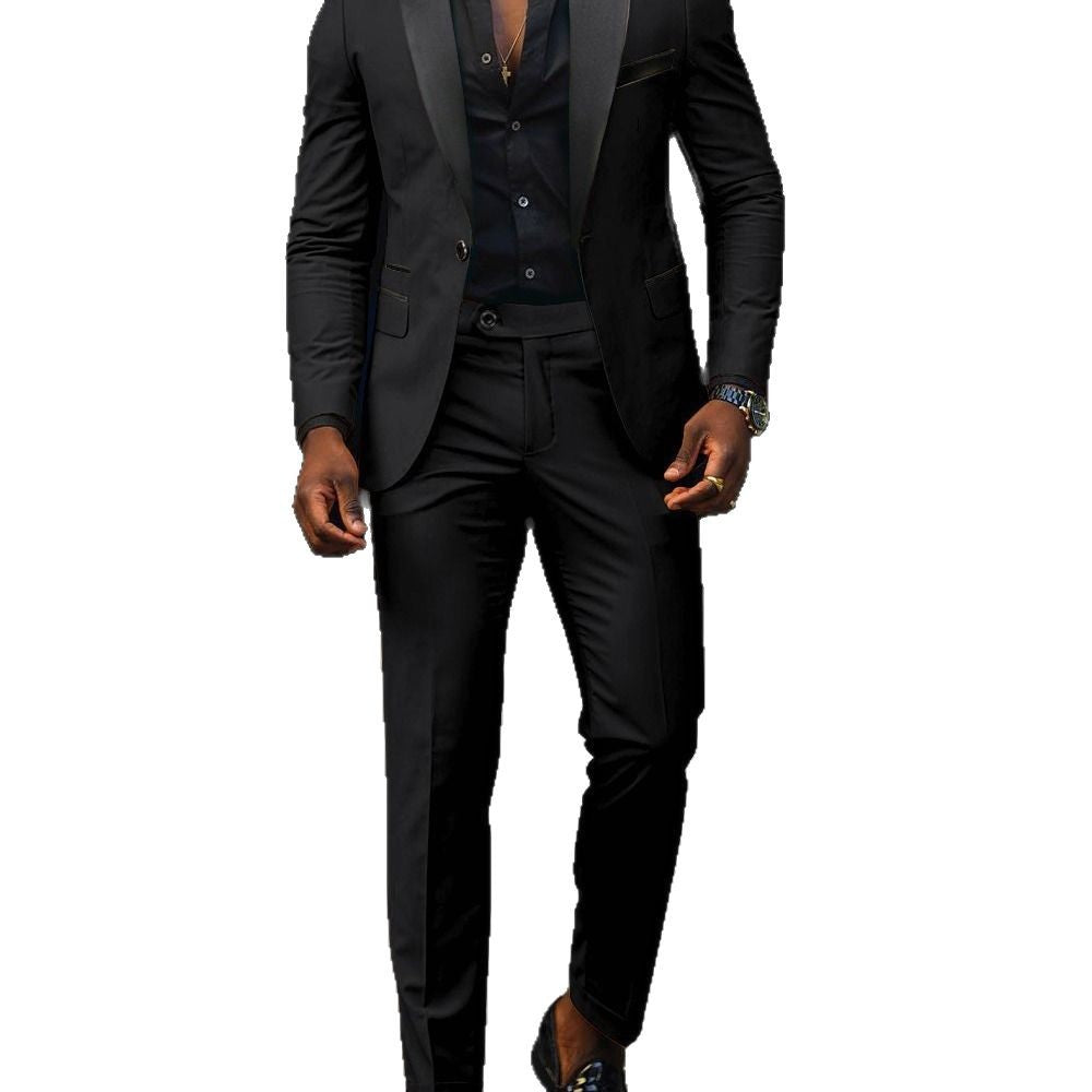 Men's Business Suit Coat Trouser Suit