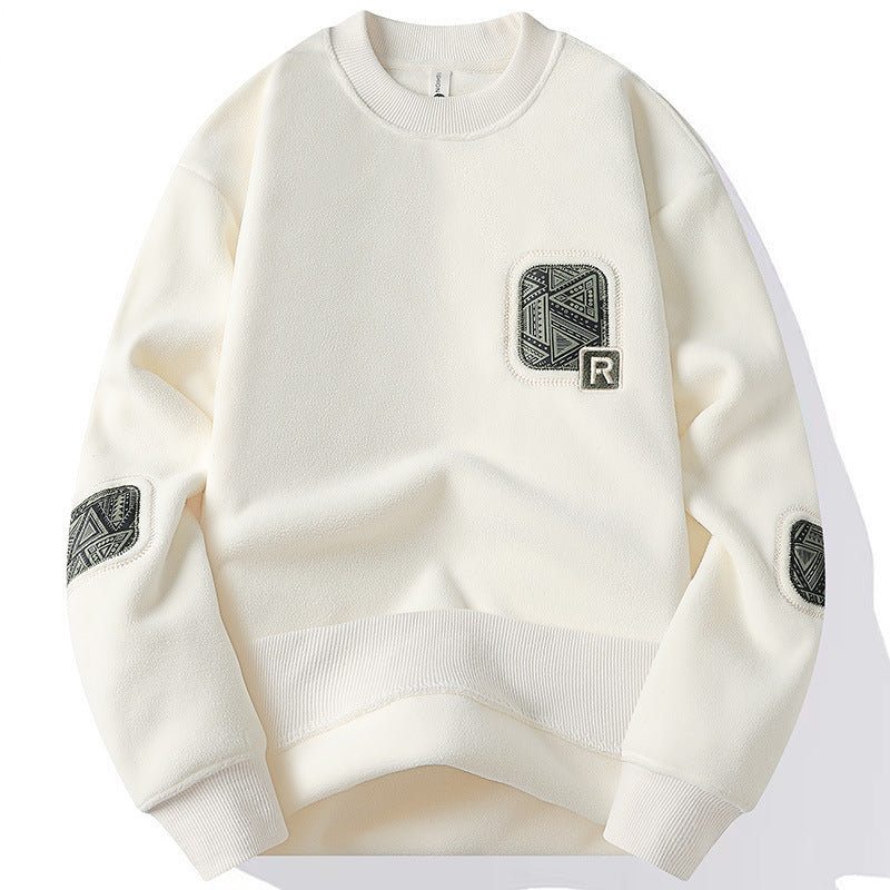 Double-sided Polar Fleece Sweater Men