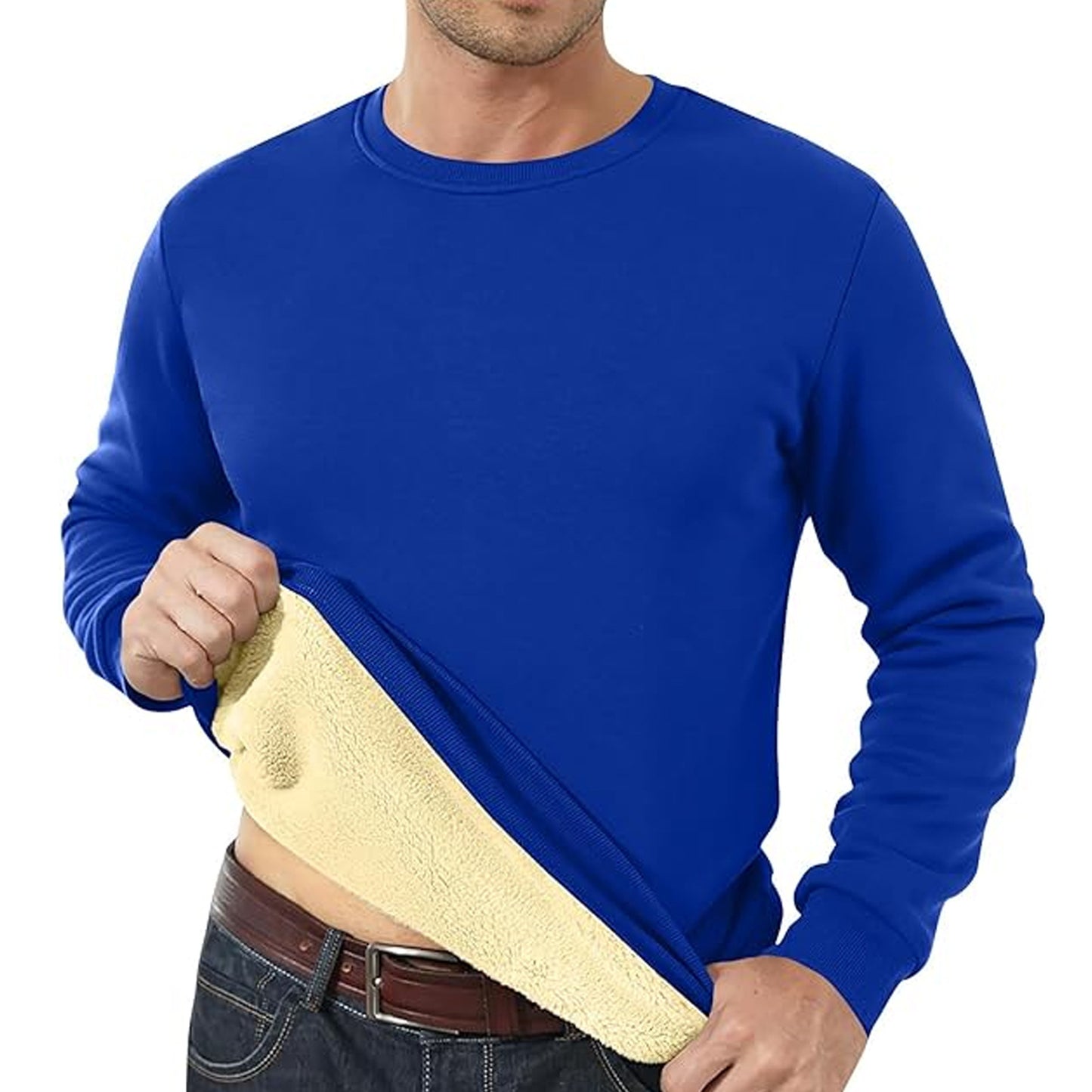 Men's Fleece Lined Padded Warm Keeping Sweatshirts