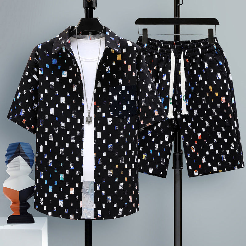 Men's Cool Shorts Two-piece Set