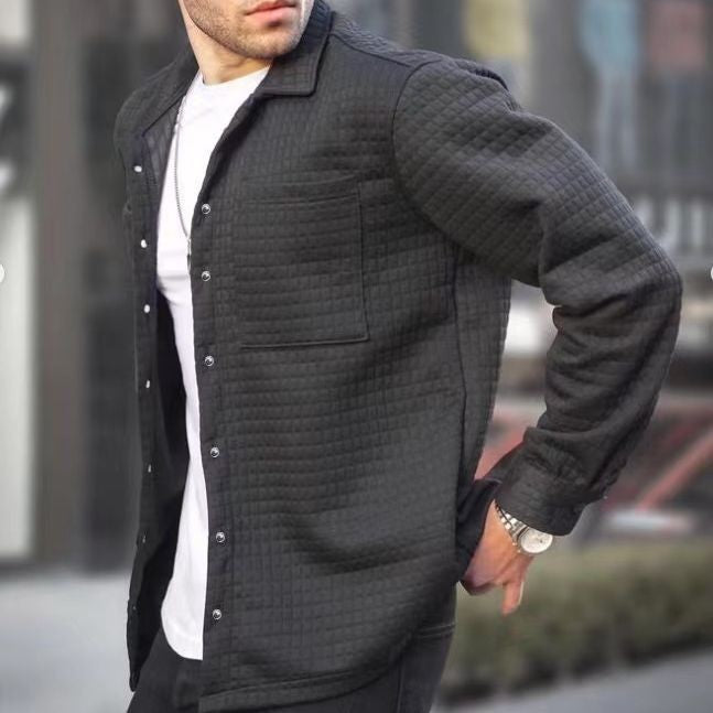 Men's Cardigan Sweater Trendy Coat