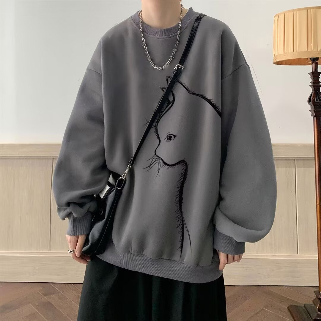 Men's Round Neck Long Sleeve Sweater