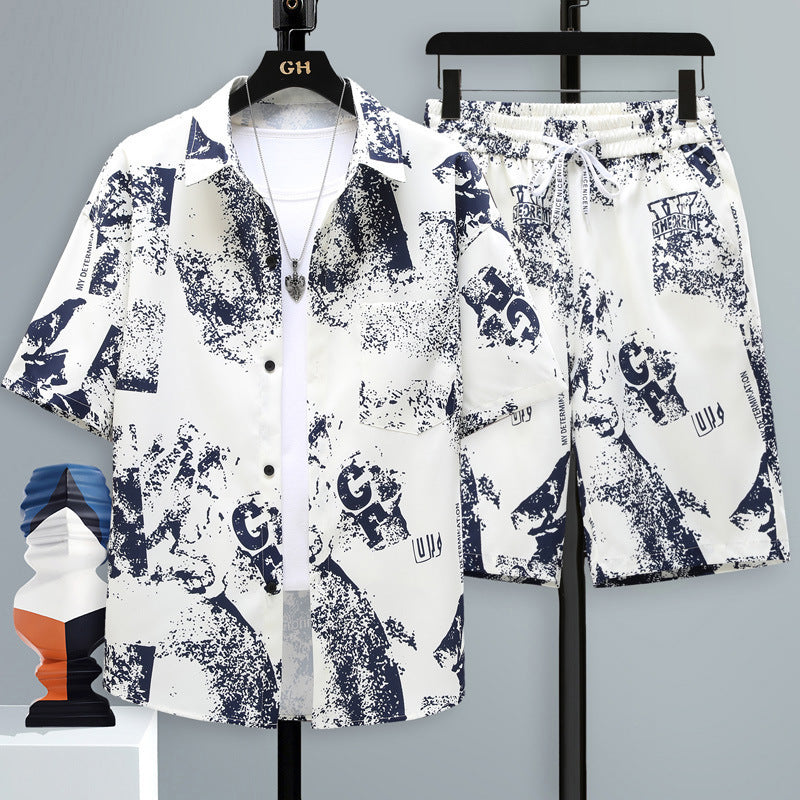 Men's Cool Shorts Two-piece Set