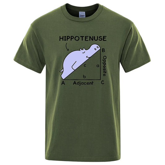 Hippotenuse Opposite Adjacent Funny T-Shirt