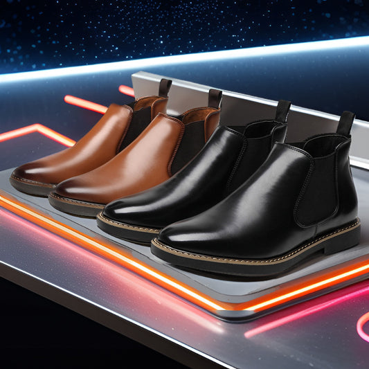Men's British Style Leather Boots