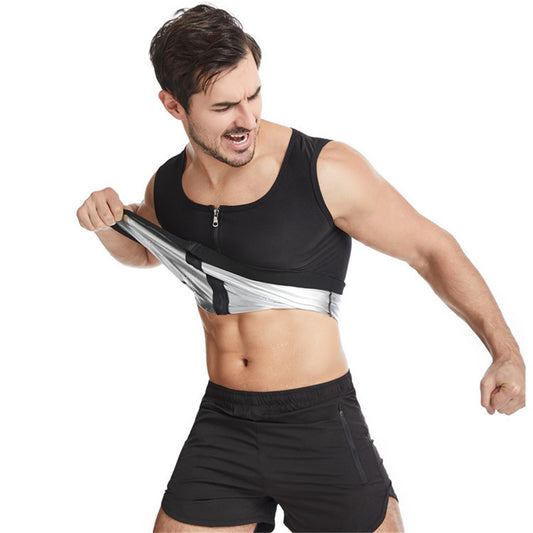 Men's Fitness Corset And Abdomen Sweat Suit