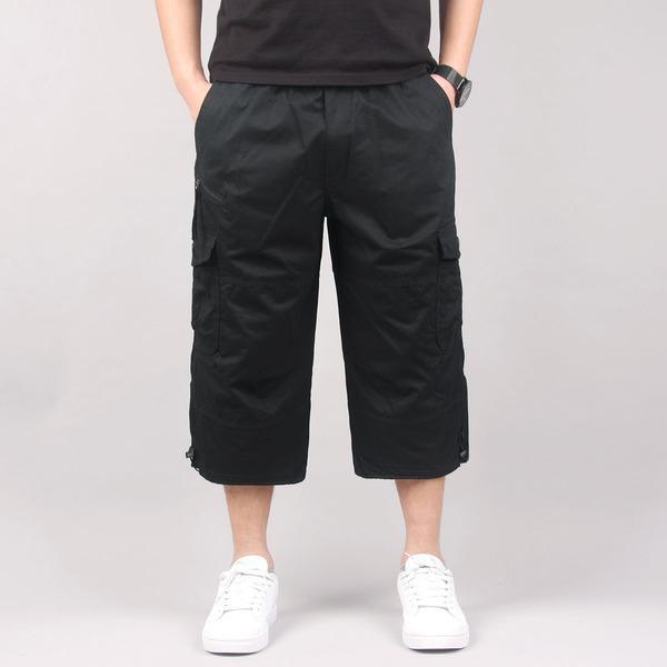 Cropped Trendy Men's Pants Loose