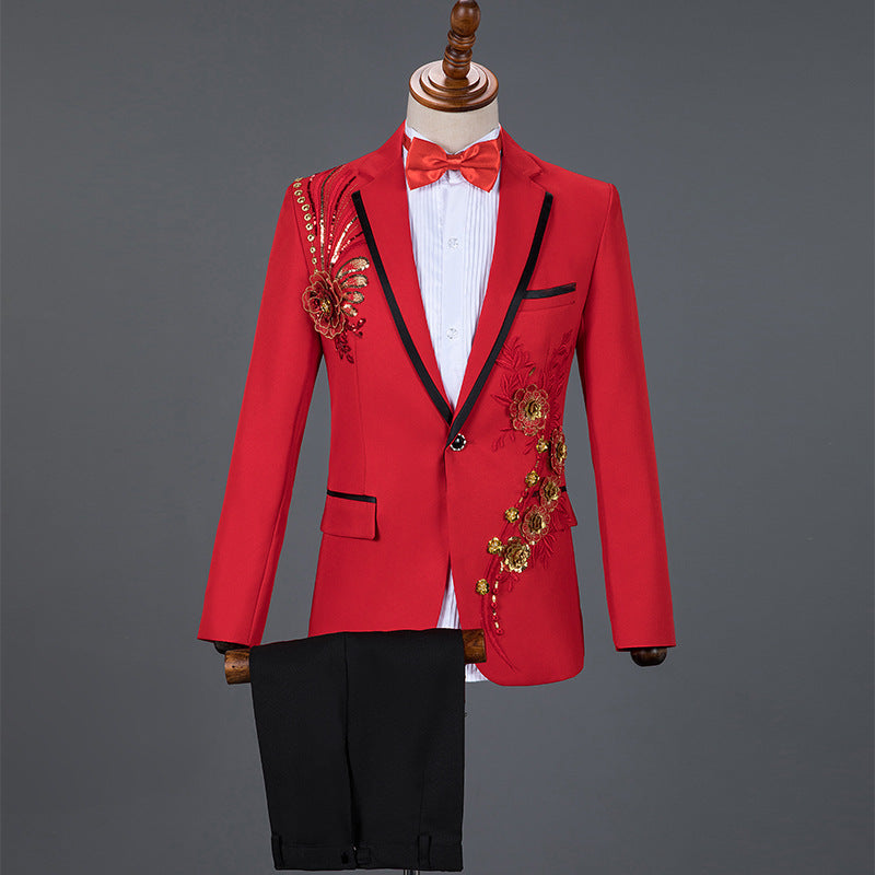 Sequined Suit Men's Dress