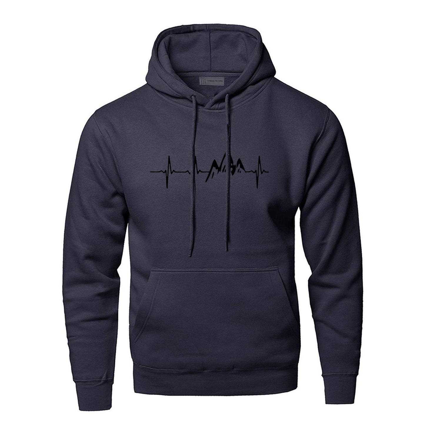 Beautiful Men's Polyester Fiber Compass Hoodie