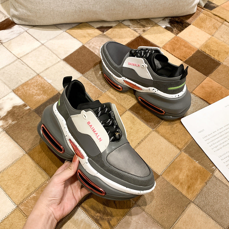 Hollow Stretch Platform Heightened Sneakers