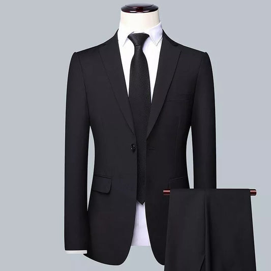 Three-piece Set Men's Korean Style Slim Fit Suit