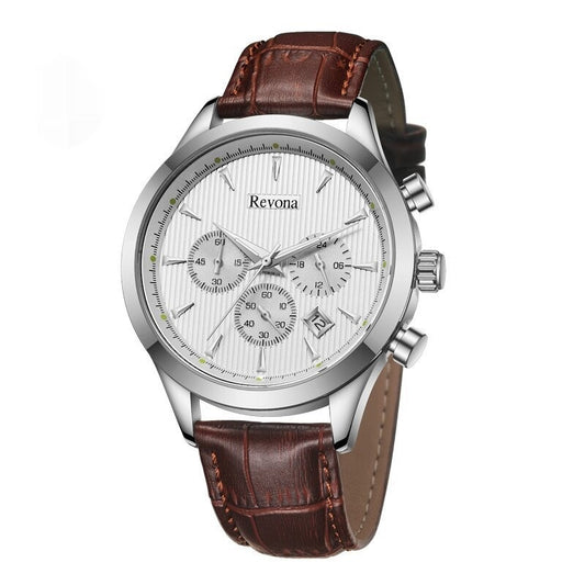 Watch Business 3 Eyes & 6 Calendar Timing