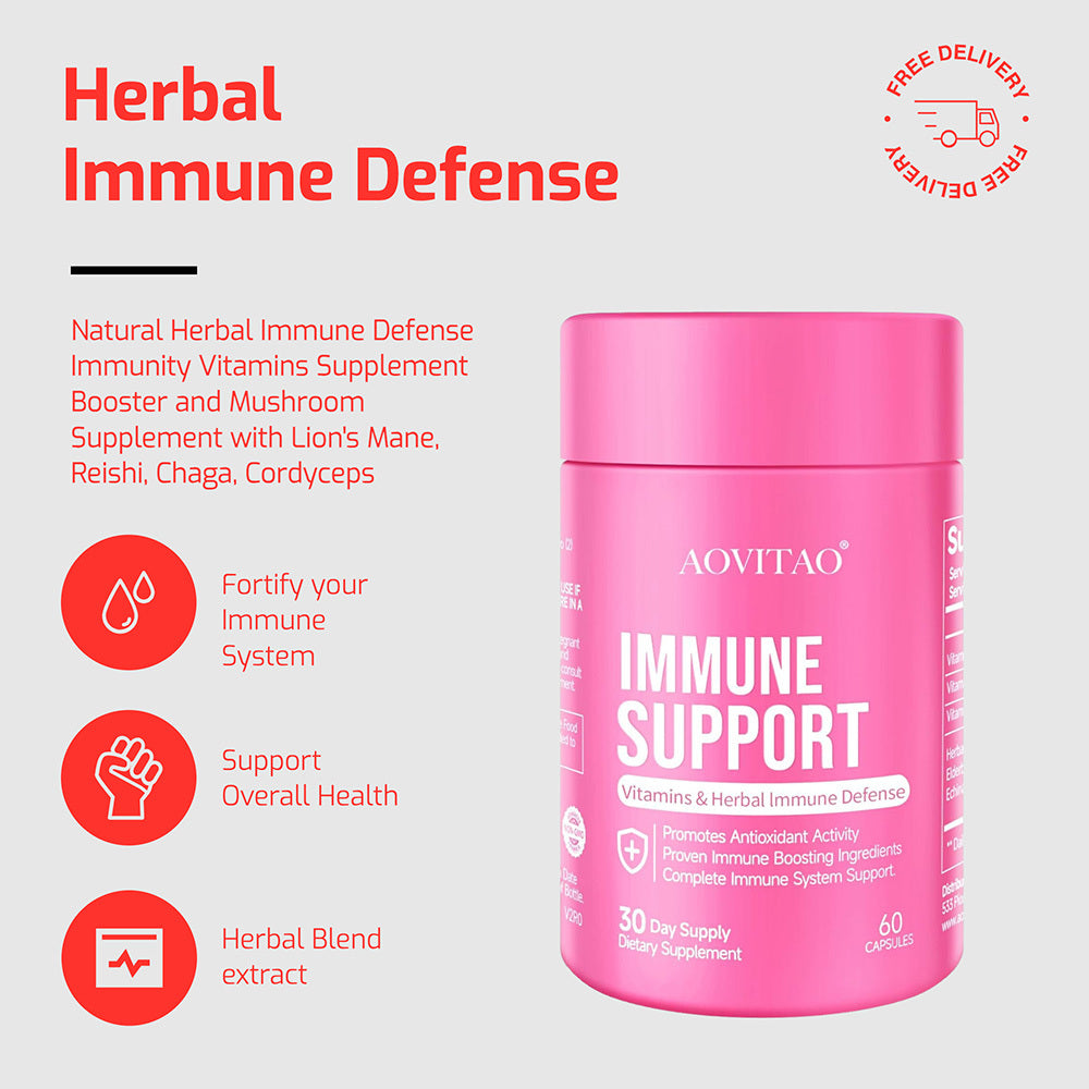 Natural Herbal Immune Defense Immunity Vitamins