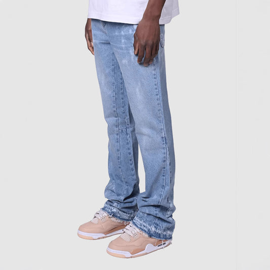 Straight-leg Denim Jeans