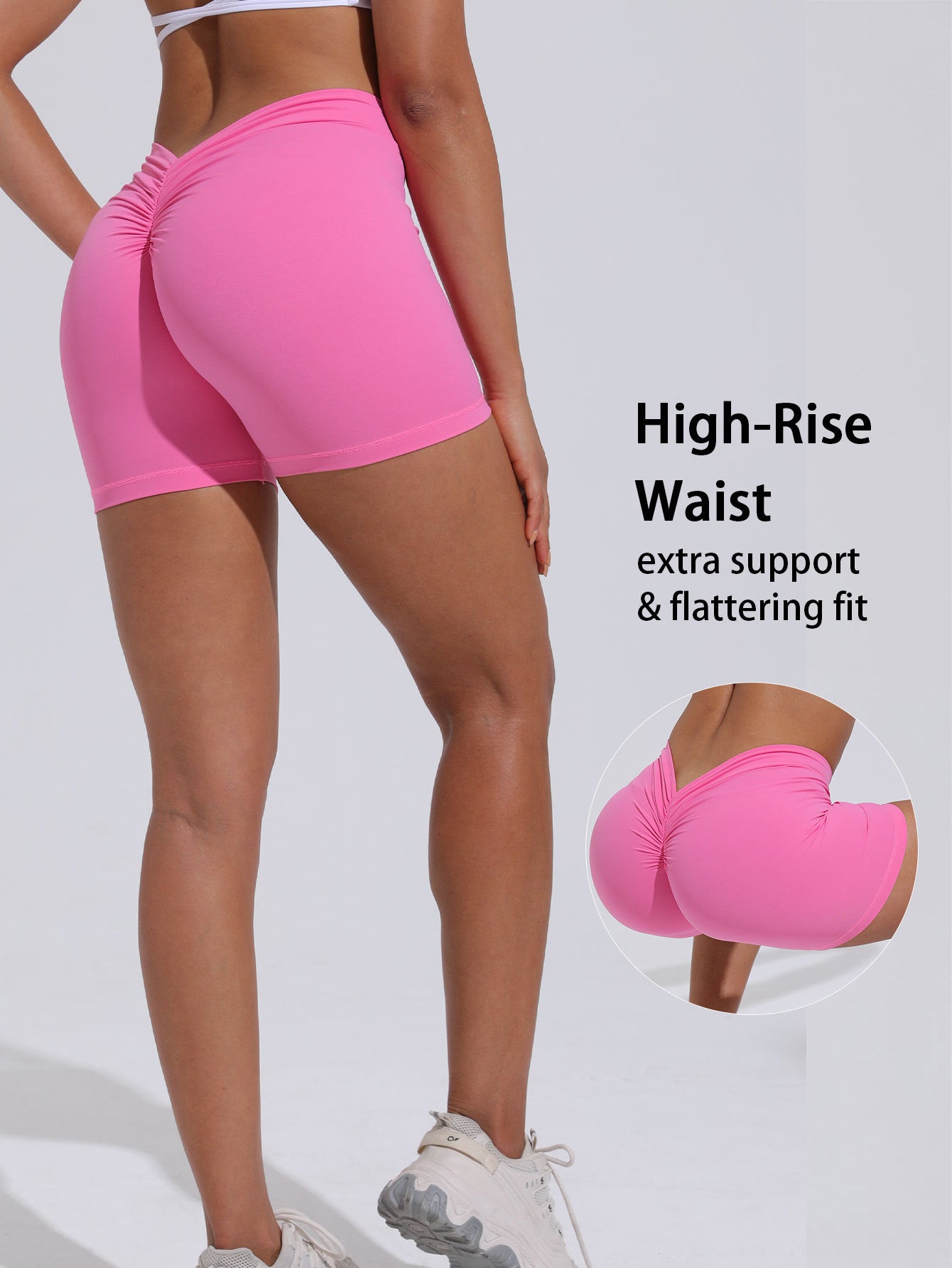 High-waisted Butt-lifting Women's Sports Shorts