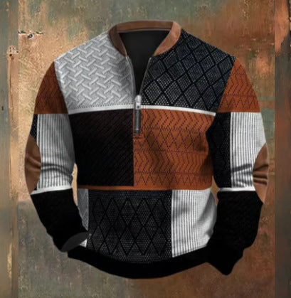 Men's Fashion Patchwork Sweatshirts