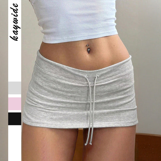 Ladie's Lace-up Short Skirt