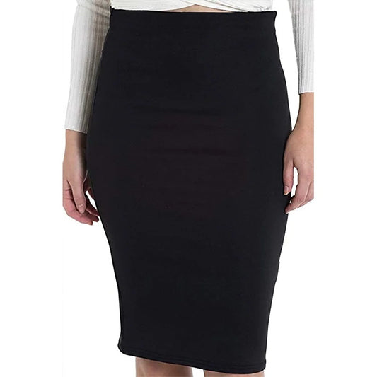 Double-layer Sheath Business A- Line Skirt