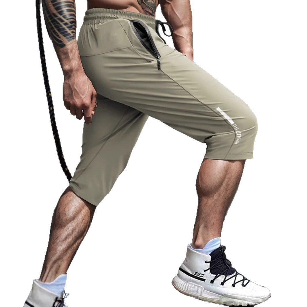 Men's Sports Cropped Quick-drying Pants