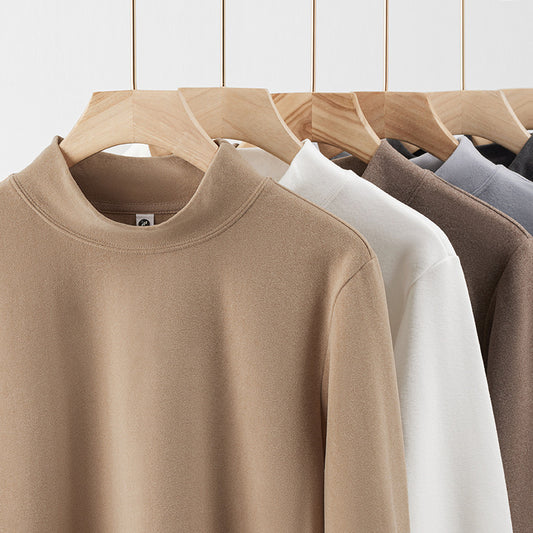 Pullover Stand Collar Boys Undershirt