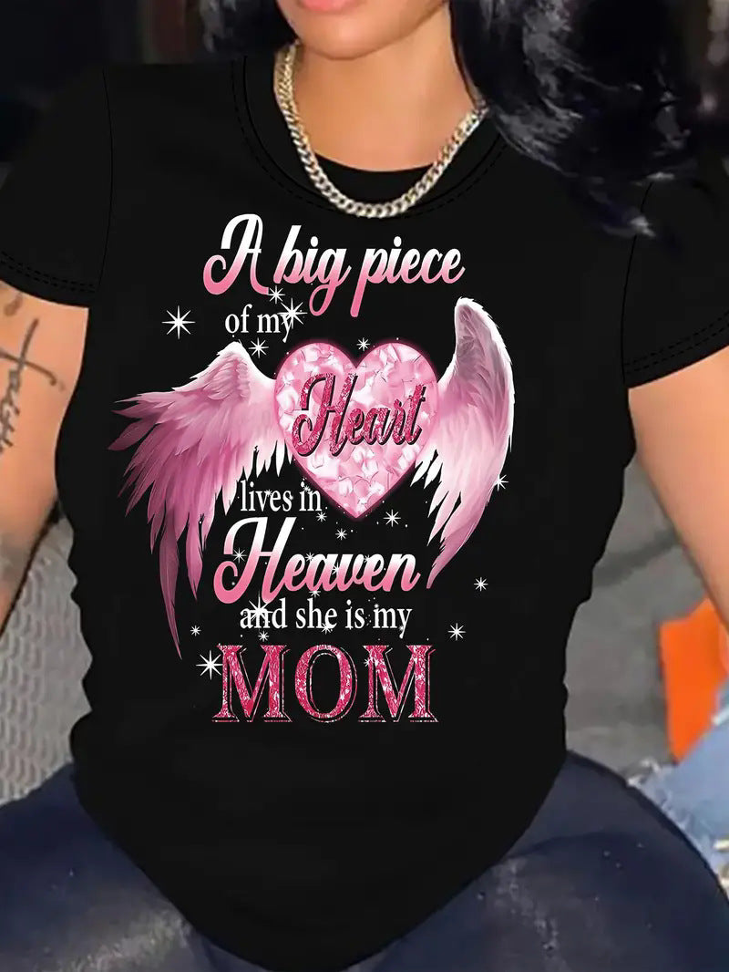 Valentine's Day Love Round Neck Women's T-shirt