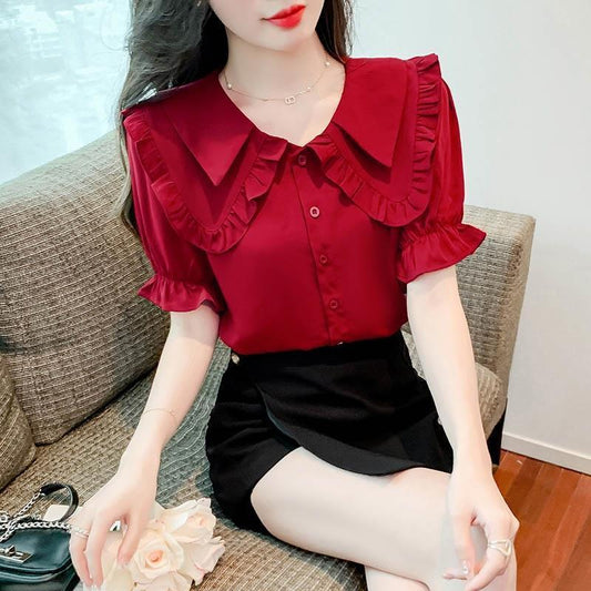 Double Doll Collar Shirt
