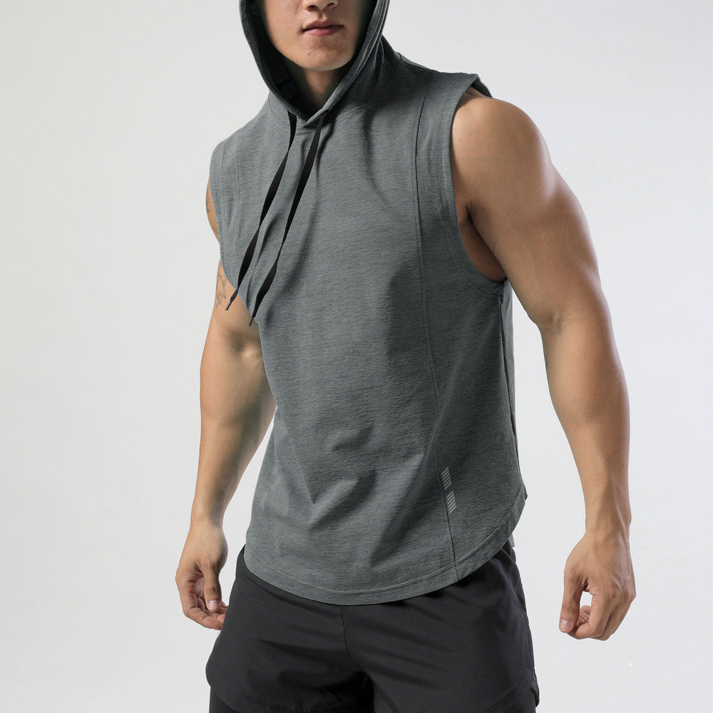 Hooded Sleeveless T-shirt Men's