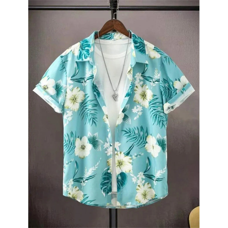 Hawaii Beach Shirt Short Sleeve