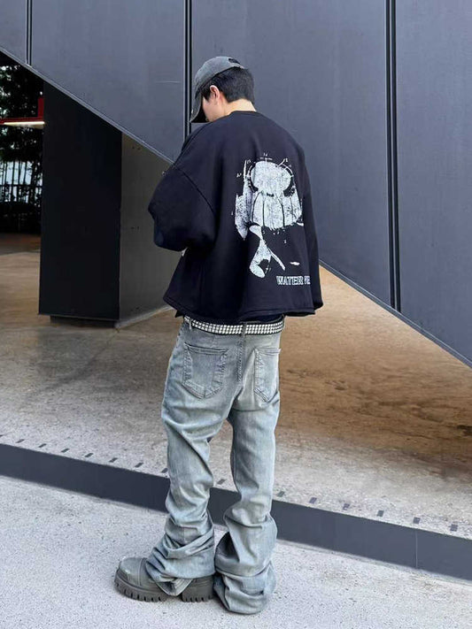 Beard Stacked Horn Mopping Jeans