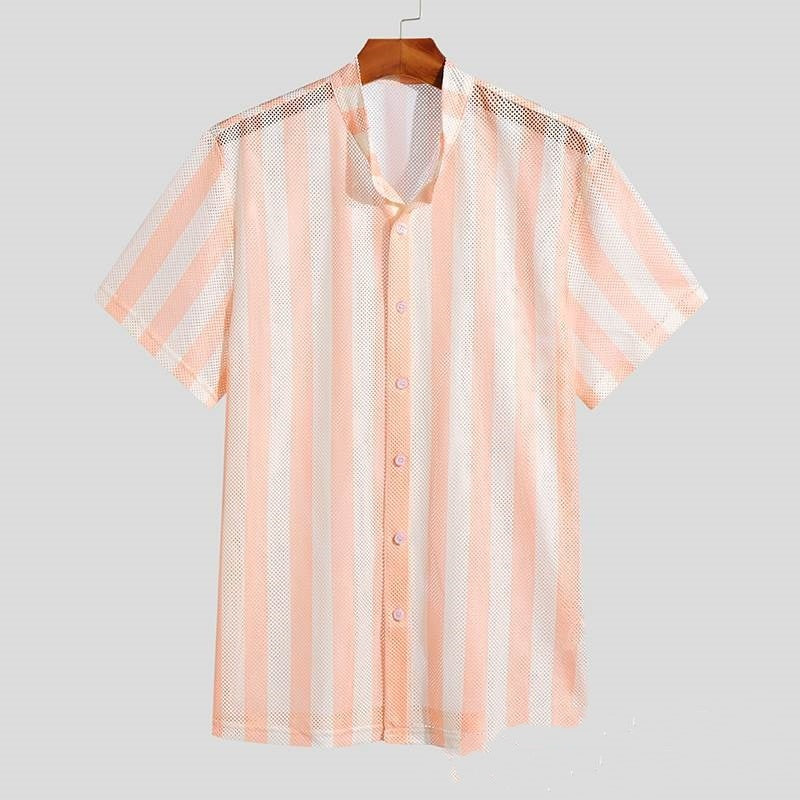 Waffle Cool Men's Shirt Hole