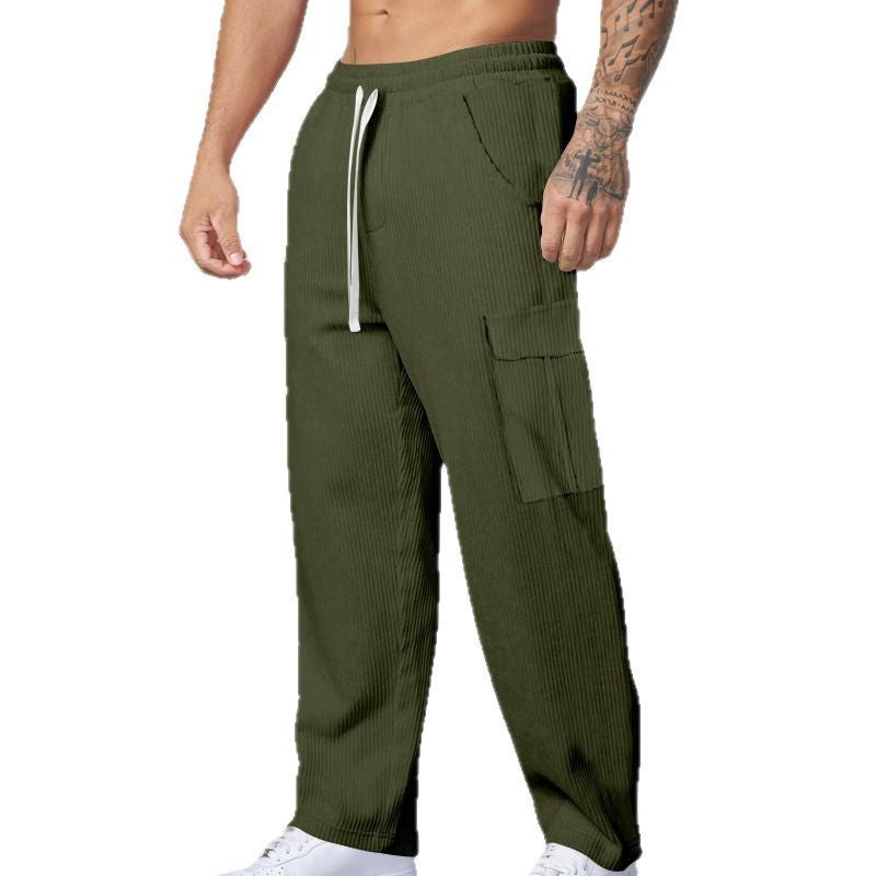 Men's Versatile Loose-fitting Wide-leg Trousers