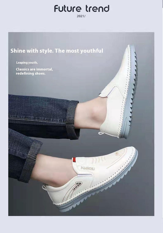 Men's Versatile Soft Leather Shoes