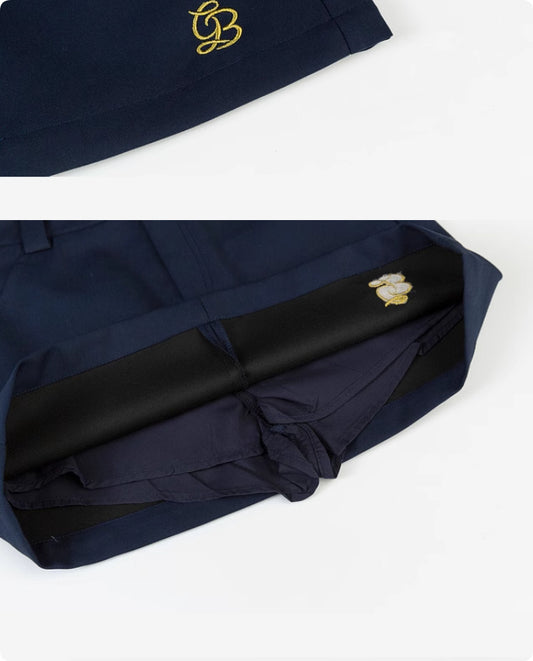 American Navy Blue A-line Skirt