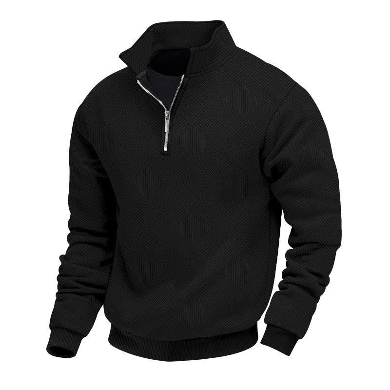 Lapel Zipper Men's Loose-fitting Sweatshirts