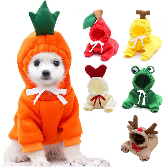 Cute Fruit Dogs Hoodies