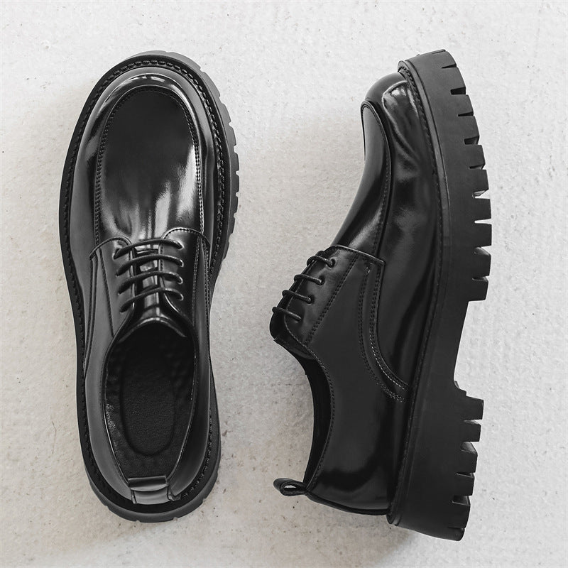 Men's Thick-soled Height-increasing Leather Shoes