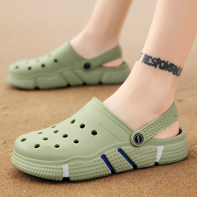 Men Sandals Hole Shoes Beach Slippers