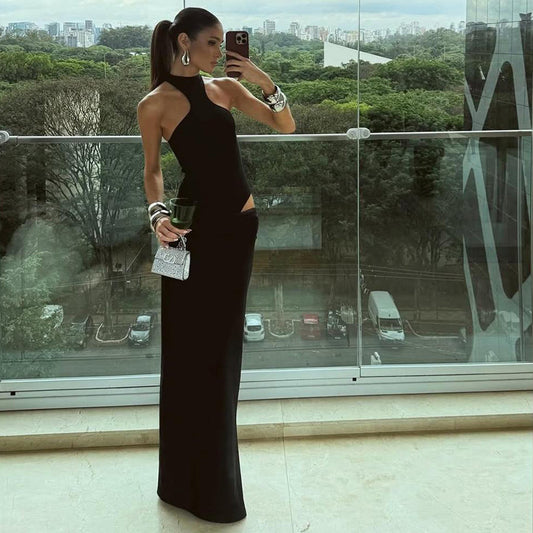 High Waist Slim-fit Hip Skirt Dress