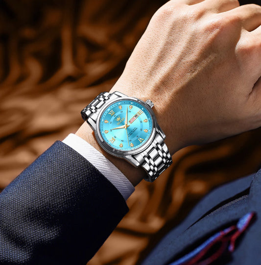 Roman Scale Fashion Quartz Watch Waterproof