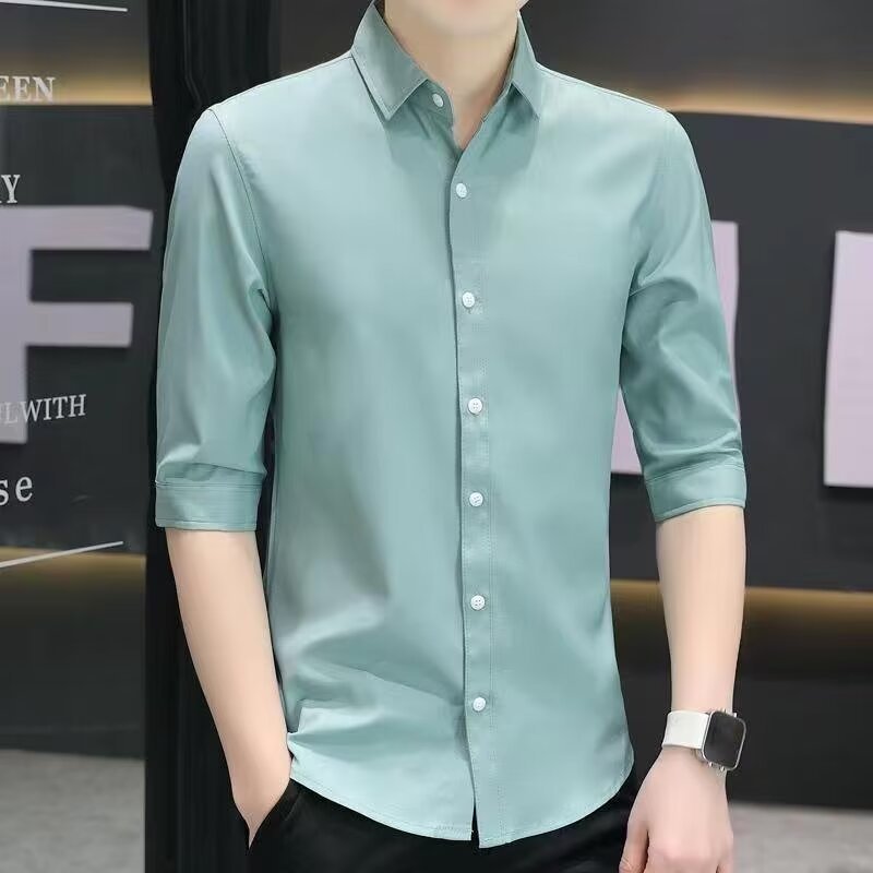 Slim-fit Half-sleeve Shirt