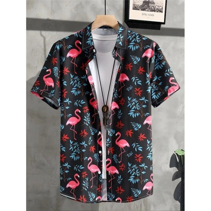 Hawaii Beach Shirt Short Sleeve