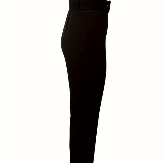 Versatile Lining And Waist Belt, High Waisted Pants